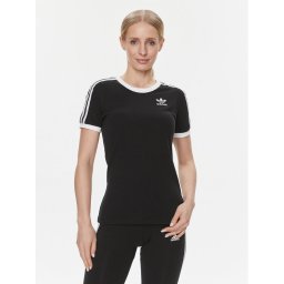 adidas Тишърт adicolor Classics 3-Stripes GN2900 Черен Regular Fit