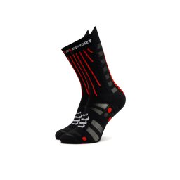 Compressport Дълги чорапи Aero XU00054B Черен