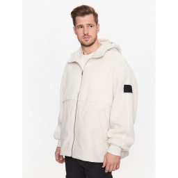 Calvin Klein Jeans Преходно яке J30J323705 Екрю Regular Fit