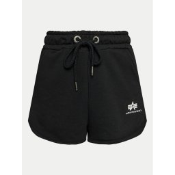 Alpha Industries Спортни шорти Basic 116054 Черен Regular Fit
