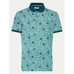 s.Oliver Тениска с яка и копчета 2143978 Син Regular Fit
