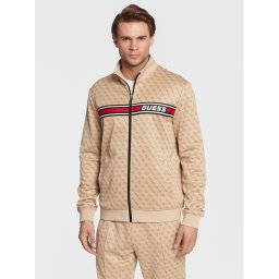 Guess Суитшърт Korbin Z2BQ06 FL04Q Бежов Regular Fit