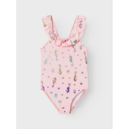NAME IT Бански костюм Nmfzamar 13226753 Розов Regular Fit