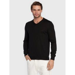 Boss Пуловер Baram-L 50476363 Черен Regular Fit