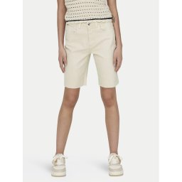 ONLY Дънкови шорти Emily 15311258 Екрю Mom Fit