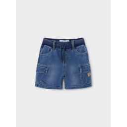 NAME IT Дънкови шорти Nmmben 13212547 Син Baggy Fit