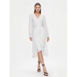 DKNY Лятна рокля DD3JA479 Бял Regular Fit