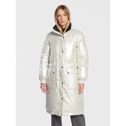 Bruuns Bazaar Пухено яке Lovisa BBW2993 Бял Regular Fit