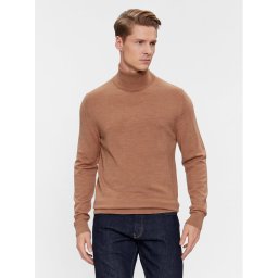 Calvin Klein Поло Superior K10K110420 Кафяв Slim Fit