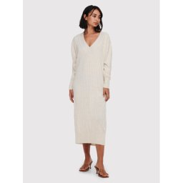 ONLY Плетена рокля New Tessa 15236372 Бежов Regular Fit