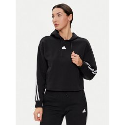 adidas Суитшърт Future Icons 3-Stripes IP1533 Черен Loose Fit