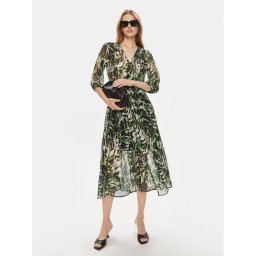 Morgan Лятна рокля 241-RIMPA.F Зелен Regular Fit