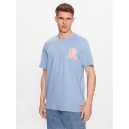 adidas Тишърт Graphic Glide T-Shirt IC5750 Светлосиньо Loose Fit