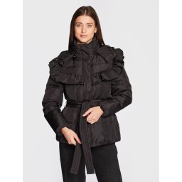 Bruuns Bazaar Пухено яке Down Lenina BBW2992 Черен Regular Fit
