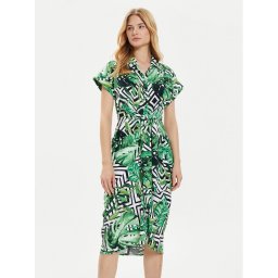 Joseph Ribkoff Лятна рокля 242033 Зелен Regular Fit