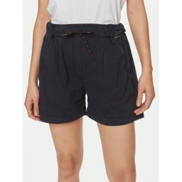 Napapijri Шорти от плат Aberdeen NP0A4I51 Тъмносин Loose Fit