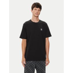 adidas Тишърт Trefoil Essentials IW5787 Черен Regular Fit