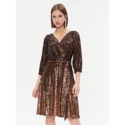DKNY Ежедневна рокля DD3HR967 Кафяв Regular Fit
