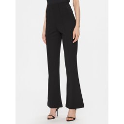 Vila Текстилни панталони Billie 14094017 Черен Regular Fit