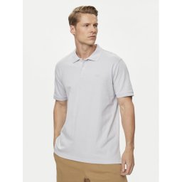 Gap Тениска с яка и копчета 586306-13 Сив Regular Fit