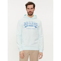 Jack & Jones Суитшърт Logo 12233597 Светлосиньо Standard Fit