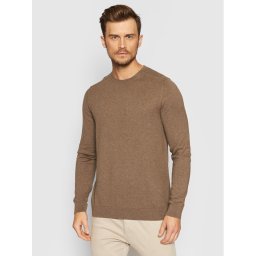 Selected Homme Пуловер Berg 16074682 Кафяв Regular Fit