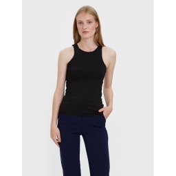 Vero Moda топ Bianca 10279787 Черен Standard Fit
