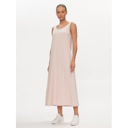 Calvin Klein Jeans Лятна рокля Monologo J20J223702 Розов Loose Fit