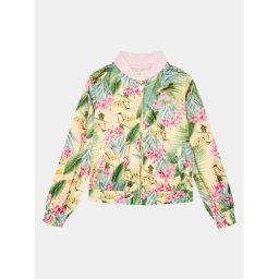 Guess Яке бомбър J4GL01 WCFM0 Зелен Regular Fit