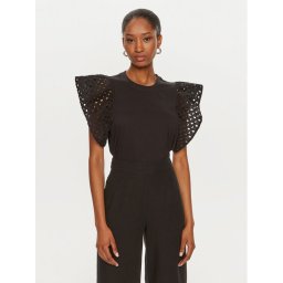 United Colors Of Benetton Тишърт 3S6HD107C Черен Regular Fit