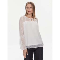 Vila Блуза Edee 14079577 Бял Regular Fit