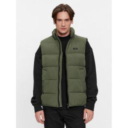 Calvin Klein Жилетка за костюм Crinkle K10K110334 Зелен Regular Fit