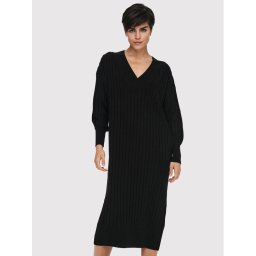 ONLY Плетена рокля New Tessa 15236372 Черен Regular Fit