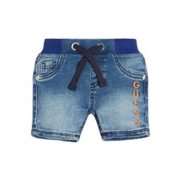 Guess Дънкови шорти N3GD10 D4CA0 Син Regular Fit