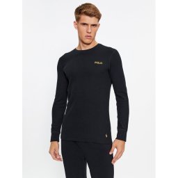 Polo Ralph Lauren Тениска на пижама 714899615004 Черен Slim Fit