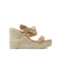 Manebi Еспадрили Hamptons Two Braided Bands Wedge Espadrilles M 1.1 WE Бежов