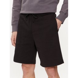 Calvin Klein Jeans Спортни шорти Logo Repeat J30J325129 Черен Regular Fit