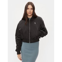 Calvin Klein Jeans Яке бомбър J20J222591 Черен Regular Fit
