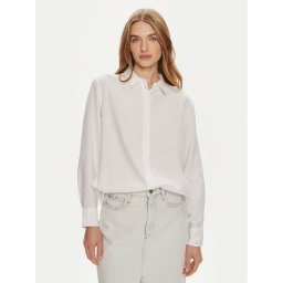 Vero Moda Риза Linn 10305085 Бял Relaxed Fit