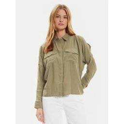DKNY Риза P4DM8X00 Зелен Regular Fit