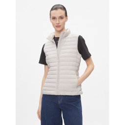 Calvin Klein Жилетка за костюм Packable Super Lw Padded Vest K20K206325 Бежов Slim Fit