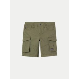 NAME IT Шорти от плат 13198124 Зелен Regular Fit