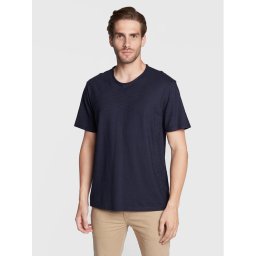 United Colors Of Benetton Тишърт 3JE1J19A5 Тъмносин Regular Fit