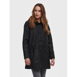 ONLY Яке за дъжд Sally 15206116 Черен Regular Fit
