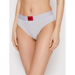 Hugo Класически дамски бикини Brief Hw Red Label 50469672 Сив