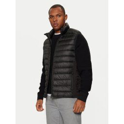 Calvin Klein Жилетка за костюм Side Logo K10K108292 Черен Regular Fit