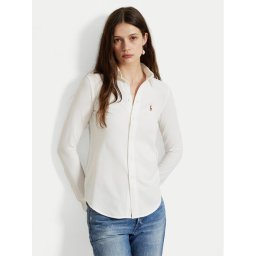 Polo Ralph Lauren Риза Heidi 211664427003 Бял Slim Fit