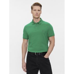 Tommy Hilfiger Тениска с яка и копчета 1985 Regular Polo MW0MW17770 Зелен Regular Fit