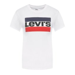 Levi's® Тишърт The Perfect Graphic Tee 17369-0297 Бял Regular Fit