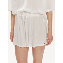 Tommy Hilfiger Шорти от плат UW0UW05332 Бял Relaxed Fit